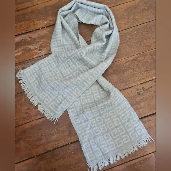 Givenchy Monogram Wool Scarf In Grey, Men' original price $252 dollar - Picture 3 of 7